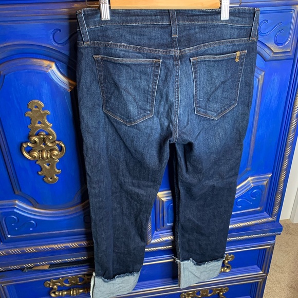 JOES JEANS Cropped Cuffed Capri Denim Jeans Sz 28 - Picture 2 of 2